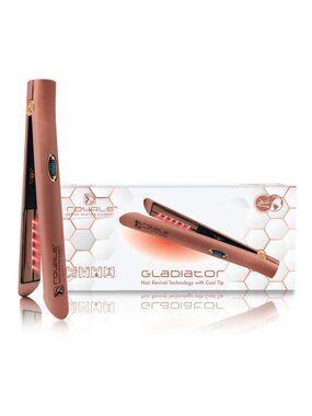 Gladiator Genius Heating Element Hair straightener. FREE Travel case and comb